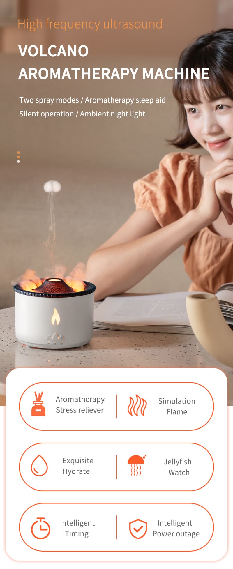 quiet flame diffuser